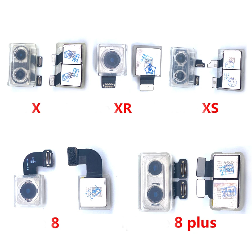 NEUE getestete Kamera für IPhone 6 6S 7 8 Plus X XR XS Max hinten groß zurück Kamera biegen Kabel Hauptkamera Modul Ersatzteile