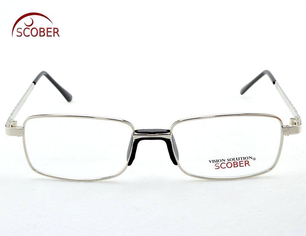 = SCOBER =. ¡Dos pares! Lente de Cristal Natural de borde completo, gafas de lectura para hombres y mujeres, confort para una nariz + 1 + 1,5 + 2 + 2,5 + 3 + 3,5 + 4