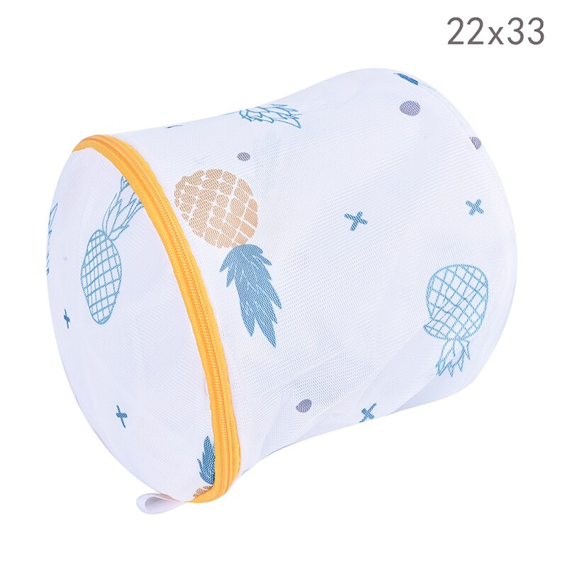 Zippered Mesh Laundry Bag Polyester Washing Net Bag For Underwear Sock Washing Machine Pouch Clothes Bra Bags: B