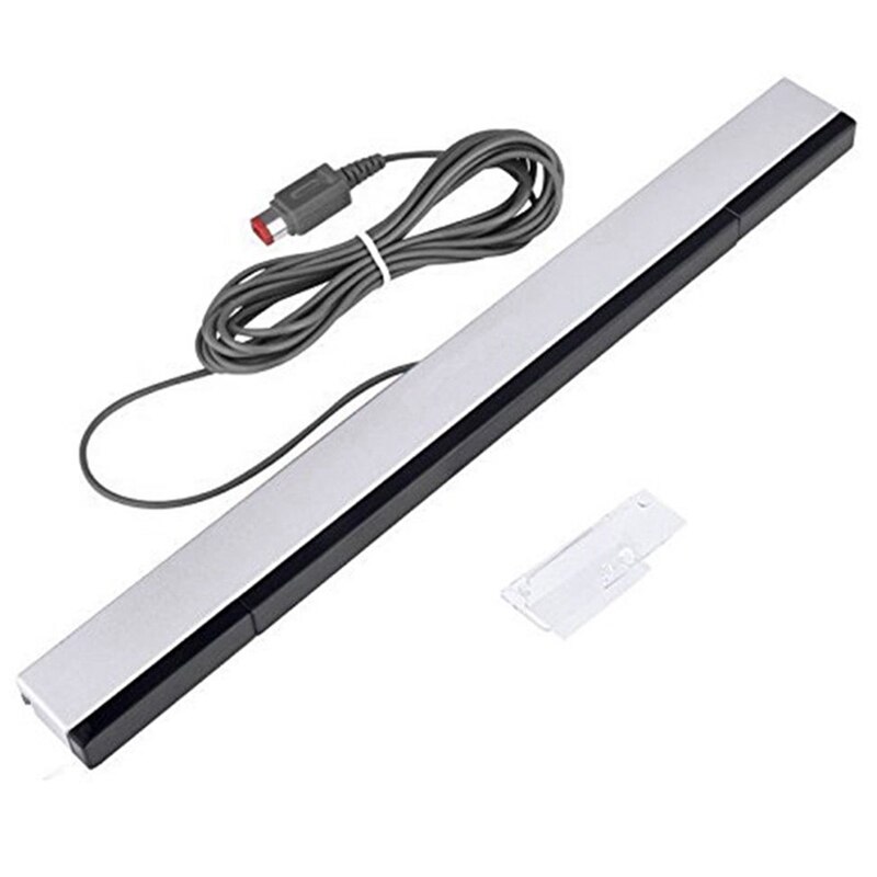 1pcs adaptador de alimentação ac cabo para nintendo ue plug & 1pcs infravermelho ir sinal cabo sensor barra/receptor para nintendo