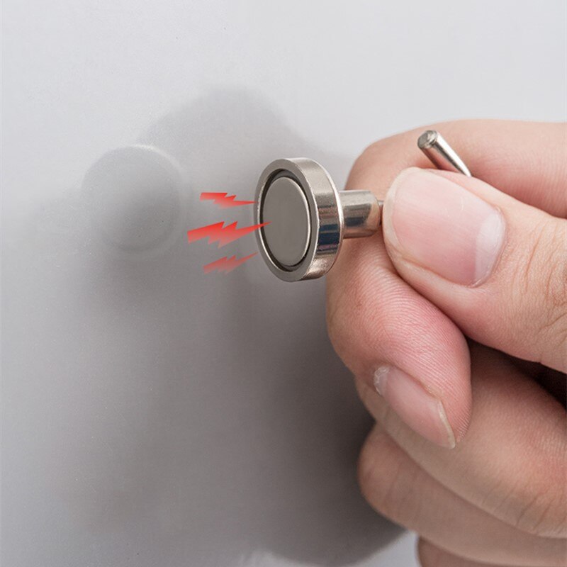 Gancho magnético fuerte para refrigerador, colgadores para llaves, colgador de pared, almacenamiento de cocina hogareña, organización, 10 Uds.