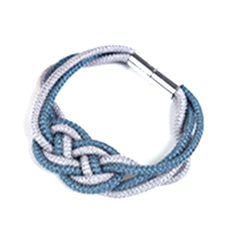 Magnetic Curtain Tieback Buckle Strap Cotton Rope with Holdbacks Magnet for Home Office Curtain Clip Rod Accessories: Hole blue and light 