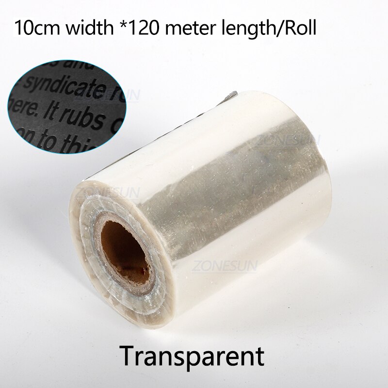 ZONESUN 10cm Rollen Heißer Folie Stanzen Papier Wärme Transfer Eloxiert vergoldet Papier für Leder PU Brieftasche Heißer folie stanzen handwerk: transparent