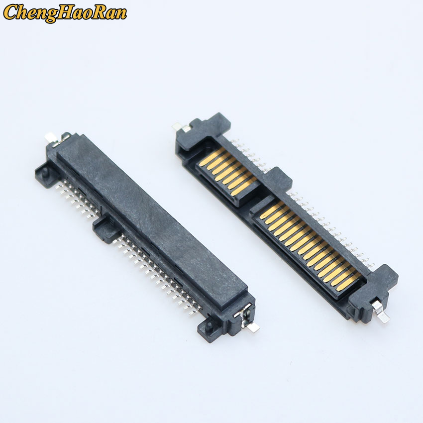 Chenghaoran 10 stk sata stik han smt 7p+15p 22 pin 7+15 stik socket