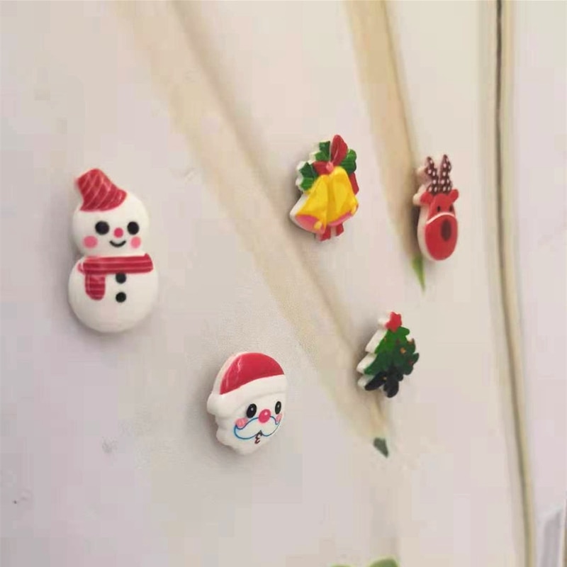 30 stykker julestil push pins til hjemmefest festival skoledekoration, håndværksprojekt, billede hængende på hjemmekontoret scho