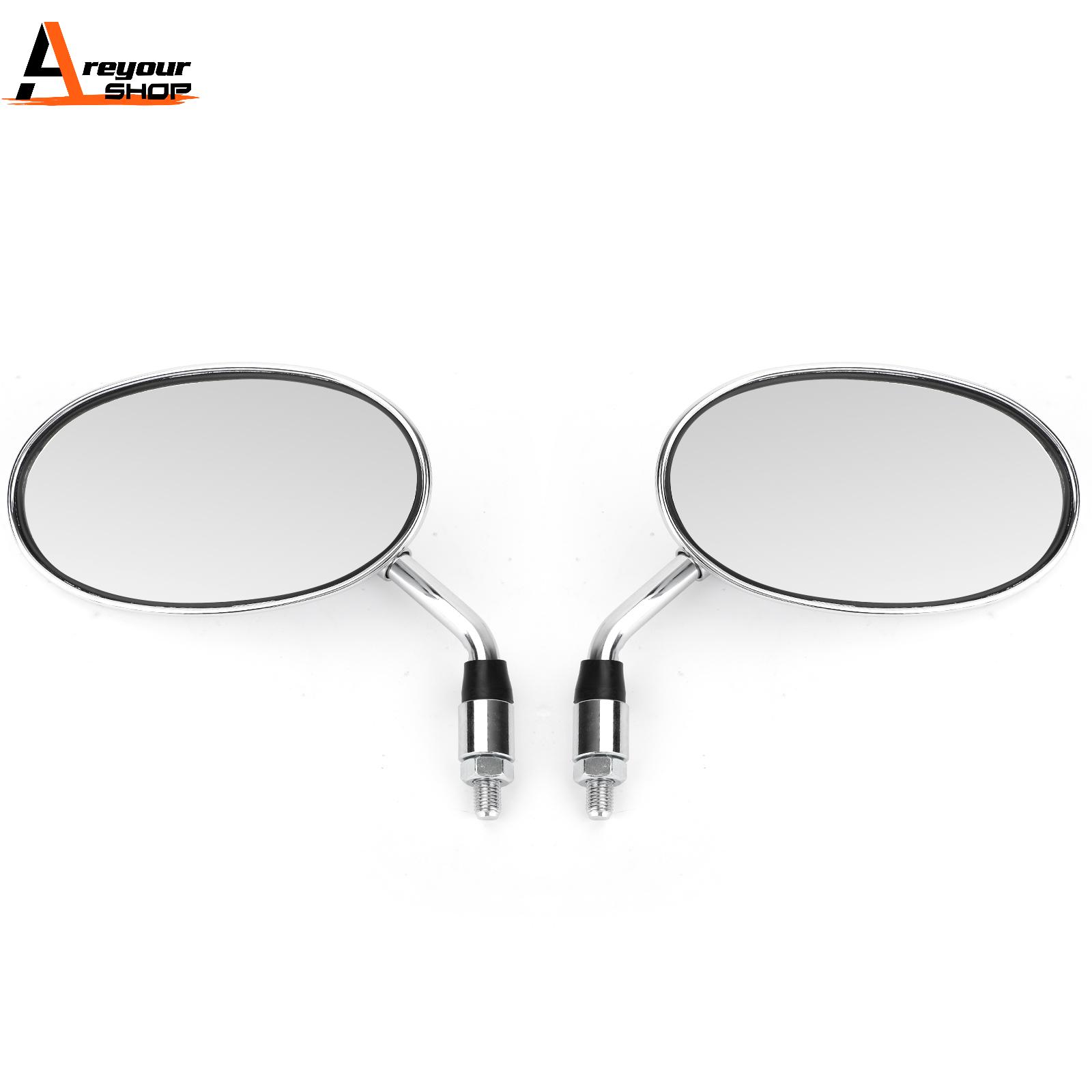 Areyourshop Retrovisore Laterale Specchi Fit per Honda Shadow VT VT1100 VT750 VT600 VF750 Magna 750 Moto Accessori Ricambi