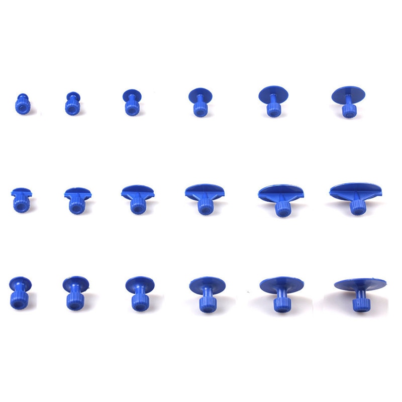 Slide Hammer Dent Puller Kit Car Paintless Dent Repair Hail Removal Kit with 18 Pulling Tabs for Auto Body Repair Tool