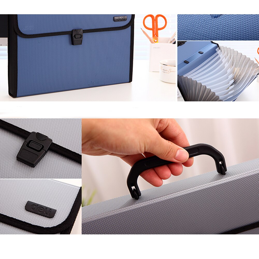 1 Pc/Lot Plastic A4 File Folder & File Case & Expanding Wallet for School Stationery & Office Supply