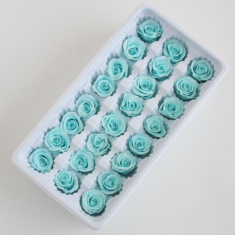 24pcs/box Preserved Flowers Eternal Life Flower Rose in box Immortal Flowers mothers day Material Box DIY Level B 2-3: M