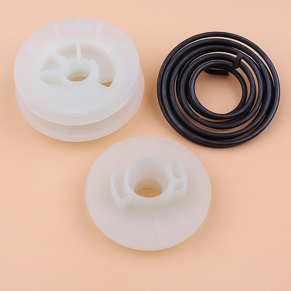 Recoil Starter Pulley Spring Kit For Husqvarna 128C 128L 128LD 128LDX Trimmer Brushcutter Parts 585530301 545008087