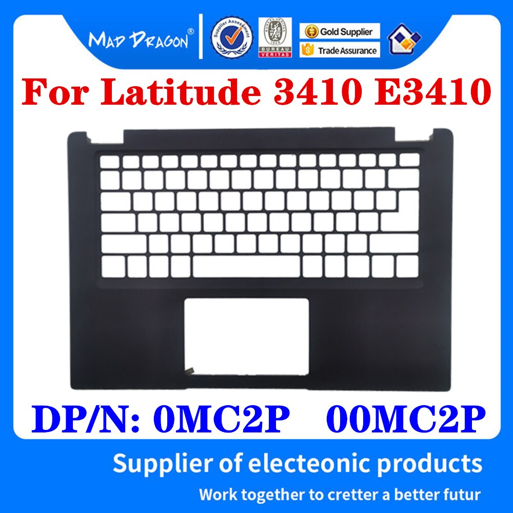 Coque arrière LCD avec repose-paume pour Dell Latitude 3410 E3410, 0GMYC 0GMYC0 0HX1C3, HX1C3 00MC2P 0VMY1K VMY1K: 00MC2P