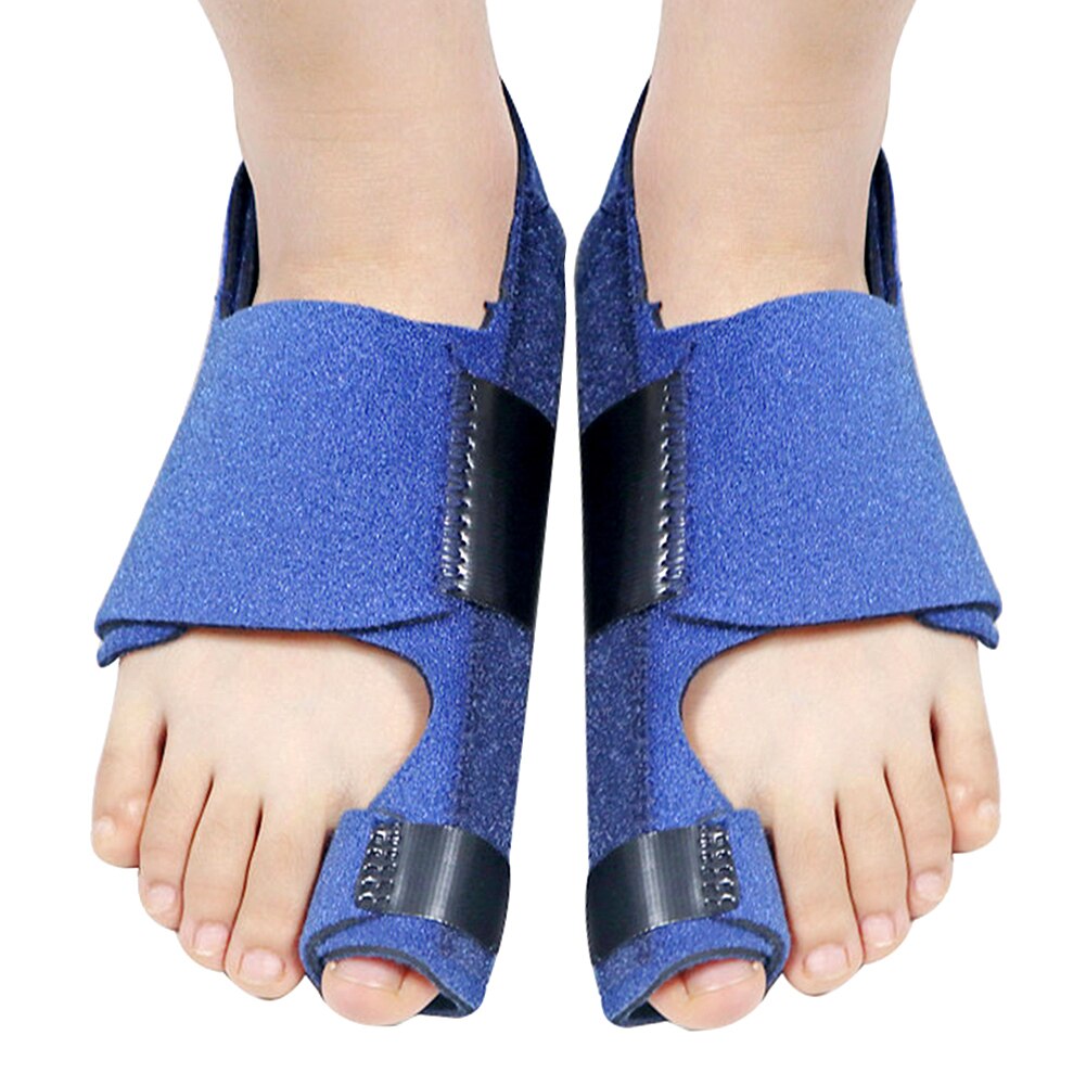 Bunion Corrector Spalk Toe Straightener Brace Hallux Valgus Pain Relief Voetverzorging Hallux Valgus Corrector Orthopedische Tool: BLUE