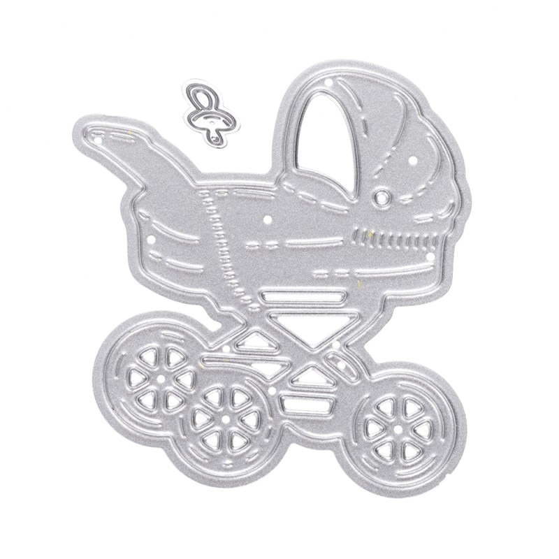 Baby carriage metal die cutting dies scrapbooking embossing folder suit for sizzix fustella big shot cutting machine