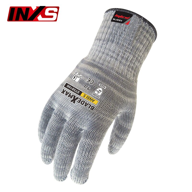 SAFETY-INXS ST58166 high risk Anti-cutting gloves Level 5 cut Tear resistant anti cut gloves Risk operation safety glove
