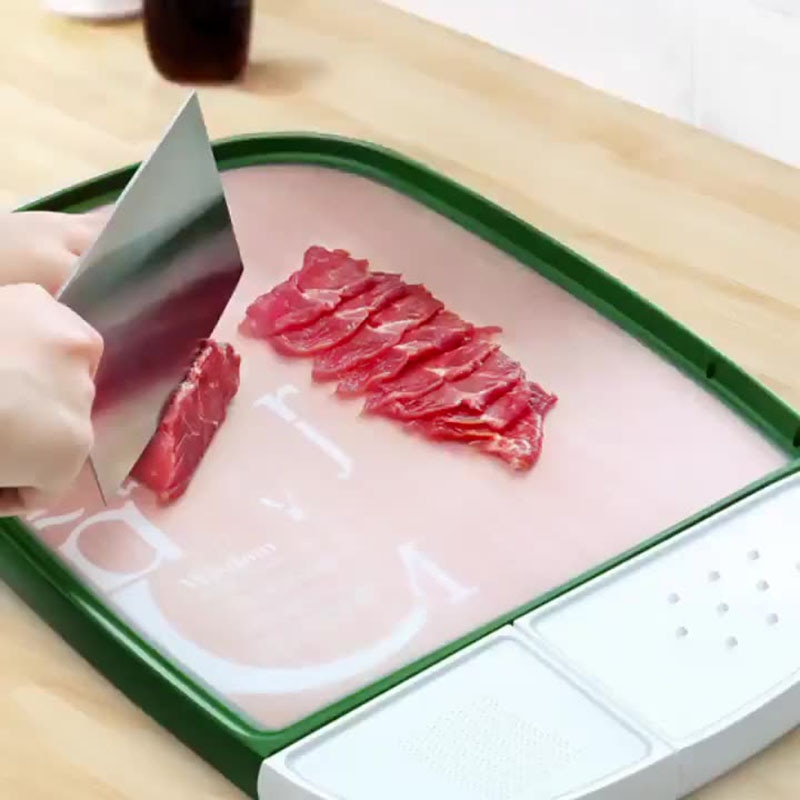 Kitchen Rectangular Meat chopping board Plastic Vegetable Fruits Cutting Board Food Cutting Board Non-slip Chopping Blocks