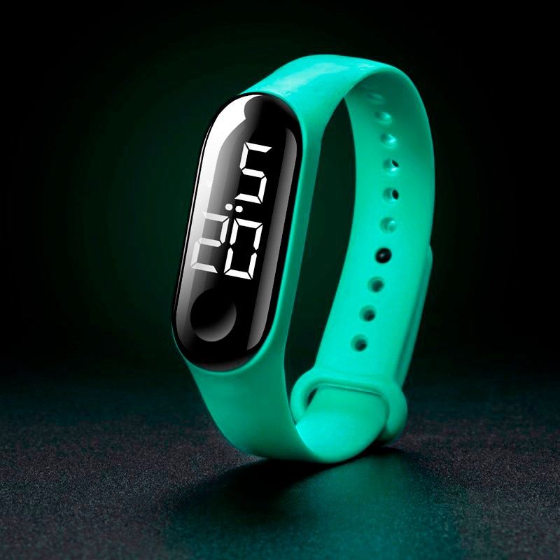 Horloges Led Elektronische Sport Lichtgevende Sensor Horloges Mode Mannen En Vrouwen Eenvoudige Waterdichte Horloges Alarm Outdoor