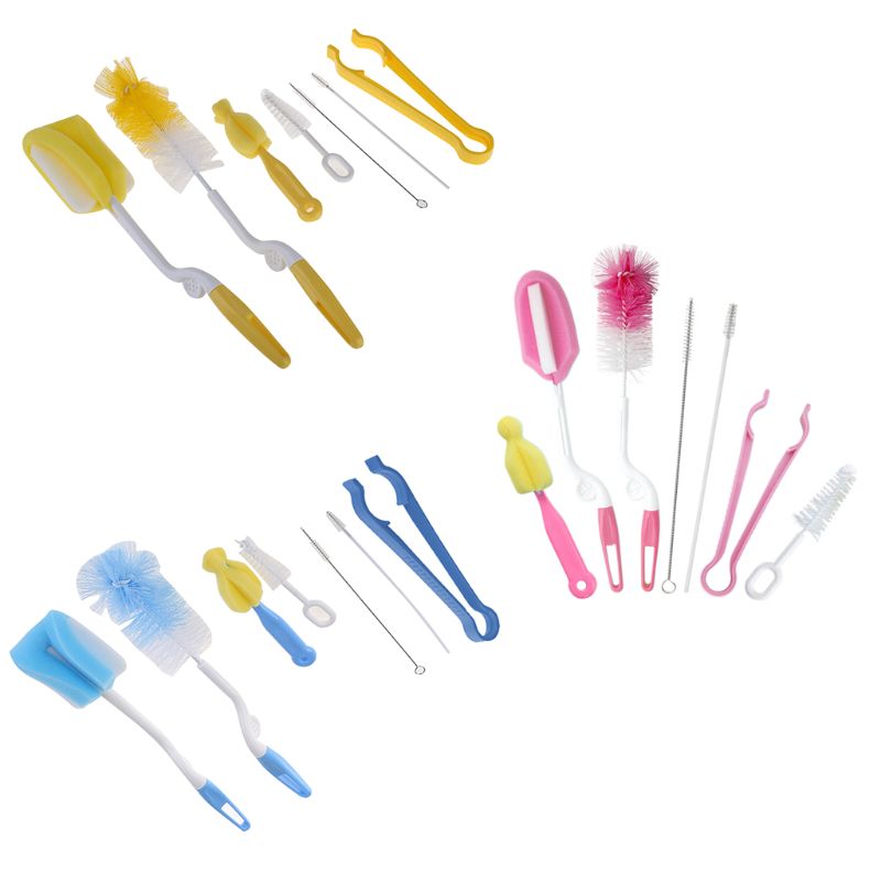 Bottle Bottle Cleaning Brush Set - 7 Pieces Bottle Cleaner for Washing Narrow Wine/Beer Bottles, Thermos, Bottle Newborn Feeding
