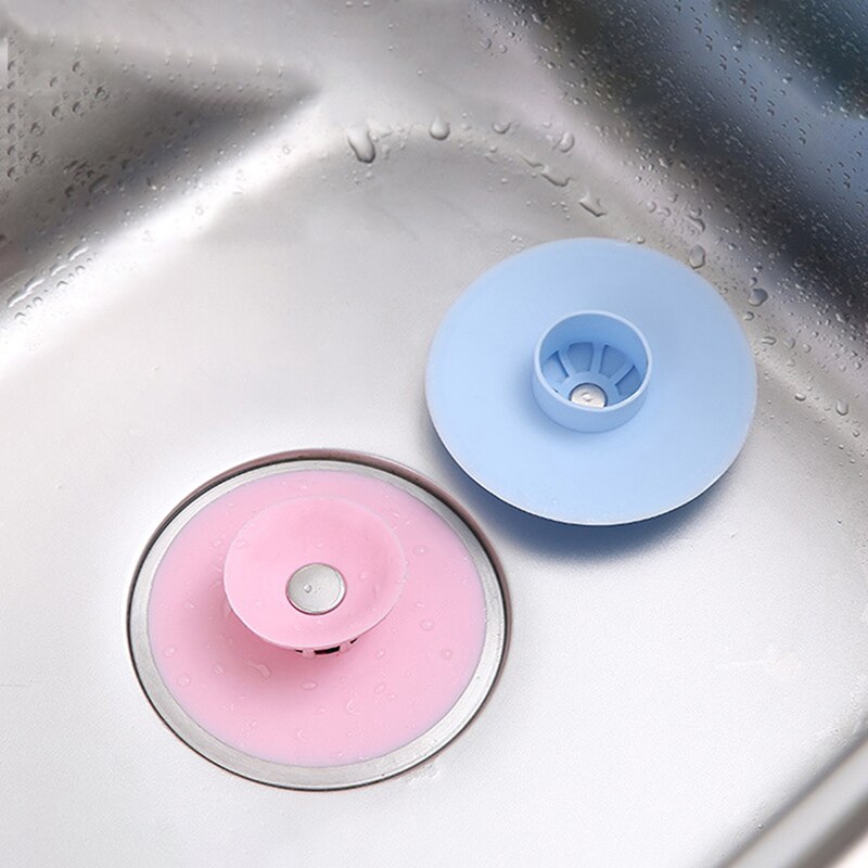 Desagüe antibloqueo con ventosa de silicona para desagüe de suelo, filtro de desagüe, accesorios para el baño y la cocina