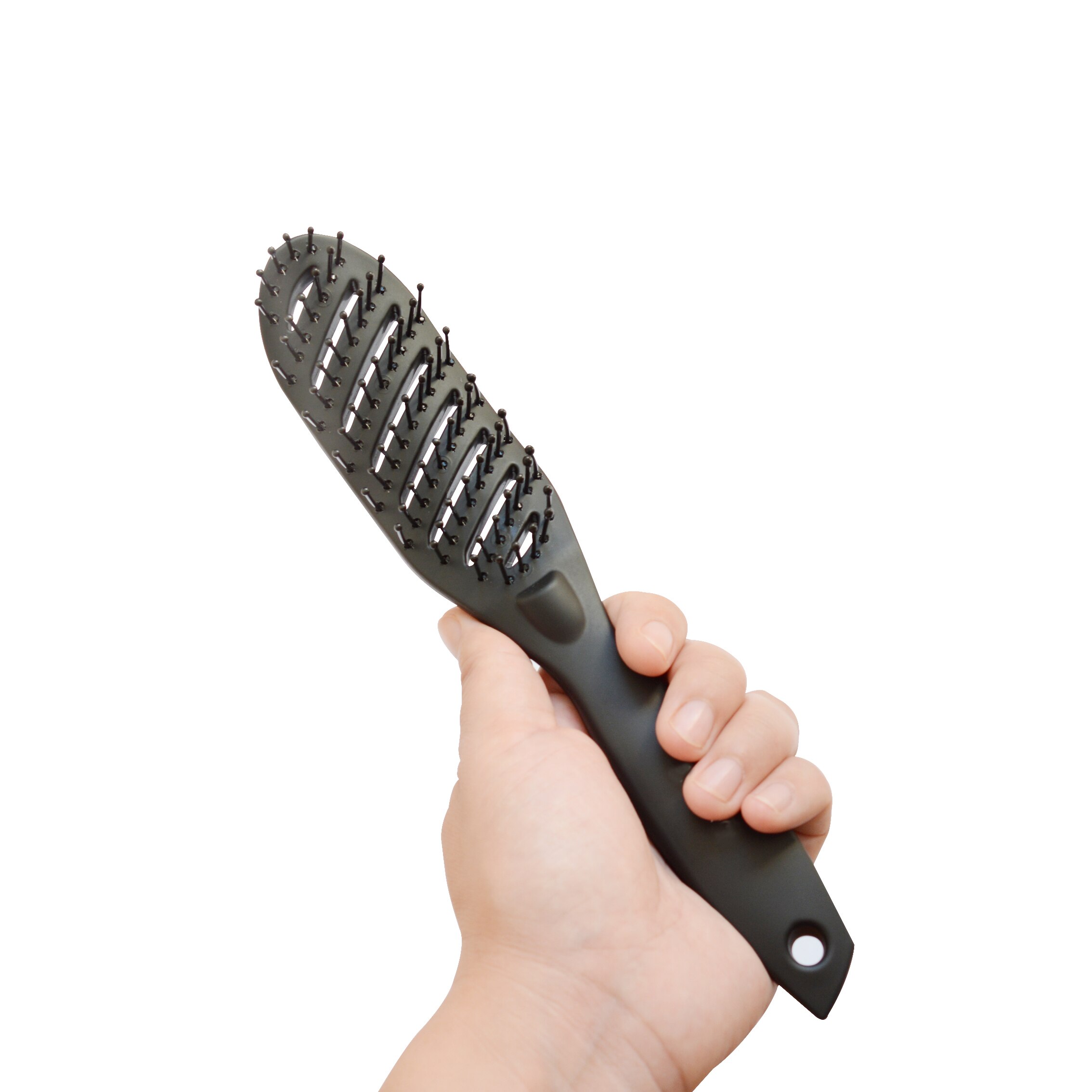 Pro Hair Salon Anti-static Heat Curved Vent Comb Rows Tine Brushes Hair Scalp Massage Combs Hairdressing Tools