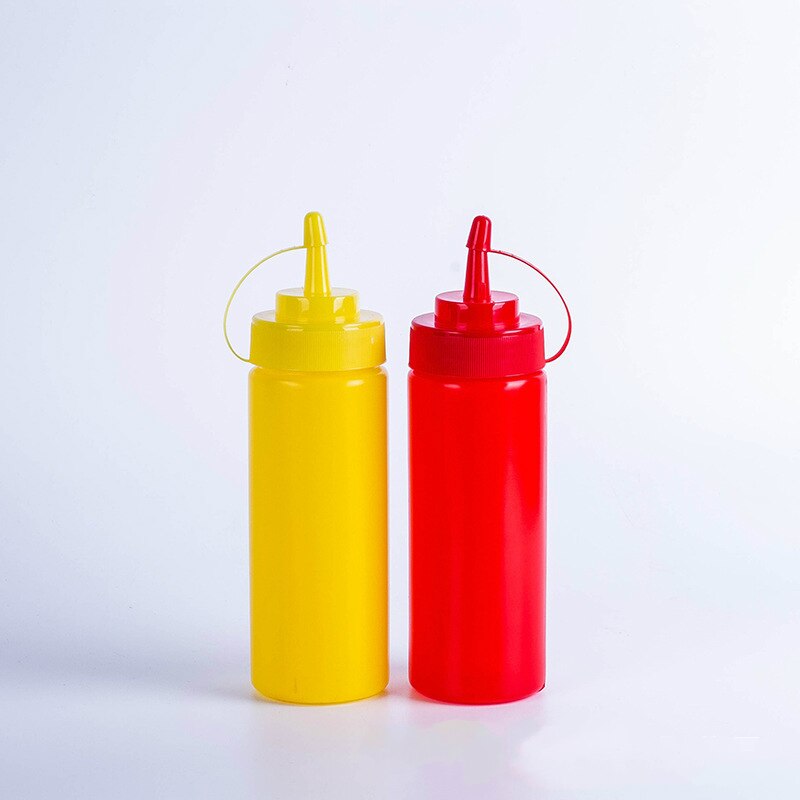 1Pcs 12Oz 16Oz 24Oz Keuken Plastic Squeeze Bottle Dispenser 8Oz Voor Saus Azijn olie Ketchup