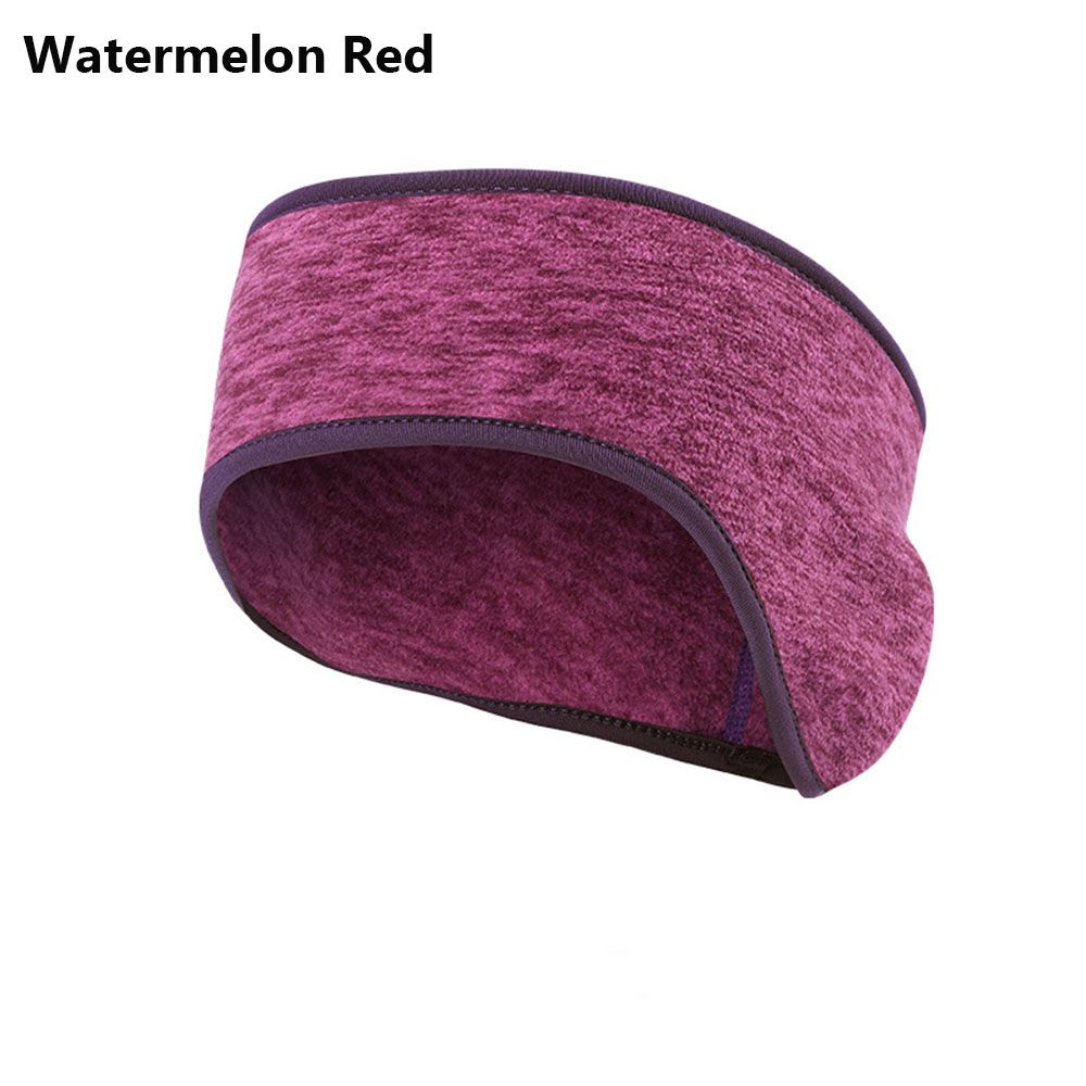 1Pcs Oor Warmer Hoofdband Volledige Cover Gehoorbeschermers Hoofdband Sport Hoofdband Voor Outdoor Gebruik Sport Fitness: watermelon red
