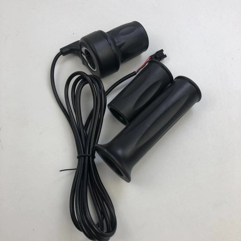 1 Pair Ebike Throttle Handle Left 20X Right Half Twist Throttle for Electric Bike Scooter 24V/36V/48V/60V/72V