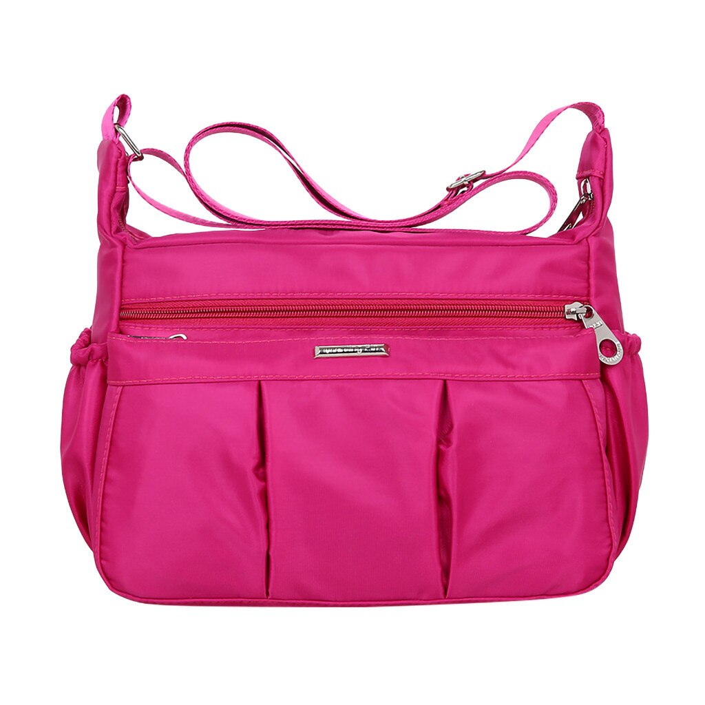 luxury handbags women bags Oxford Waterproof Large Capacity Shoulder Messenger Crossbody Bags сумка женская %40: Red C