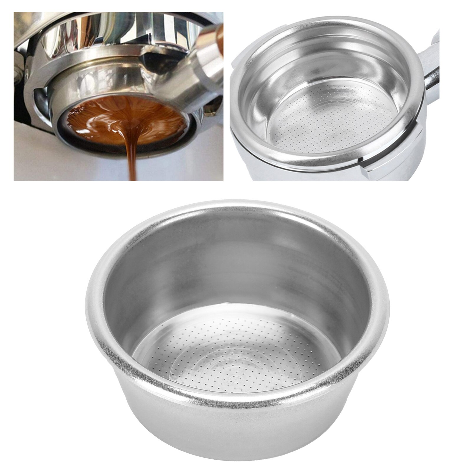 54MM filtre à café Non pressurisé filtre panier remplacement adapté pour Breville 870 Machine à café Nespresso Magots ensemble