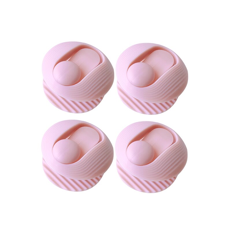 4Pcs Clip Dekens-Sluiting Bed-Cover Magnetische Clip Dekbed-Laken Dekbed Plastic Fixer Kledingstuk-Accessoires antislip Dekbed Klem: Light pink