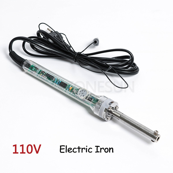 ZONESUN 10 Stck Einzel Linie 1-8mm Leder Rand Für Abdichtung DIY Werkzeug Durcheinander Lözehn Lron Rand Kennzeichnung leathercraft Werkzeug Embosser: nur 110V