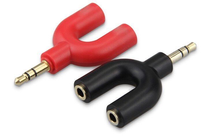 Y Dual Audio Splitter Kabel Adapter Bequem Audio Linie 1 zu 2 AUX Kabel 3,5mm Kopfhörer Adapter 1 Männlichen für 2 Weibliche