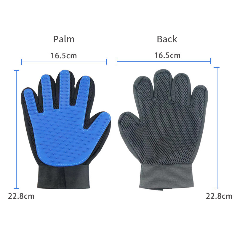 Guante para mascotas, guante de aseo para gatos, cepillo para quitar el pelo de gato, guantes, peine para perros, removedor de pelo de baño para gatos, cepillo de masaje limpio para animales