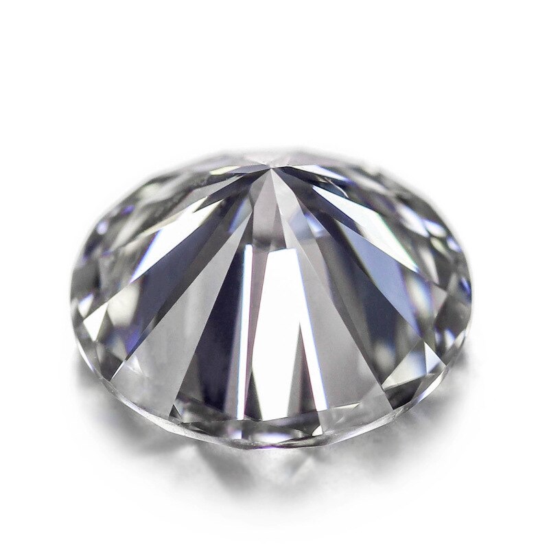 Moissanite D – pierres précieuses en vrac, couleur 2ct Carat, 8mm, certifié VVS1 Gra, en laboratoire, pour bijoux,