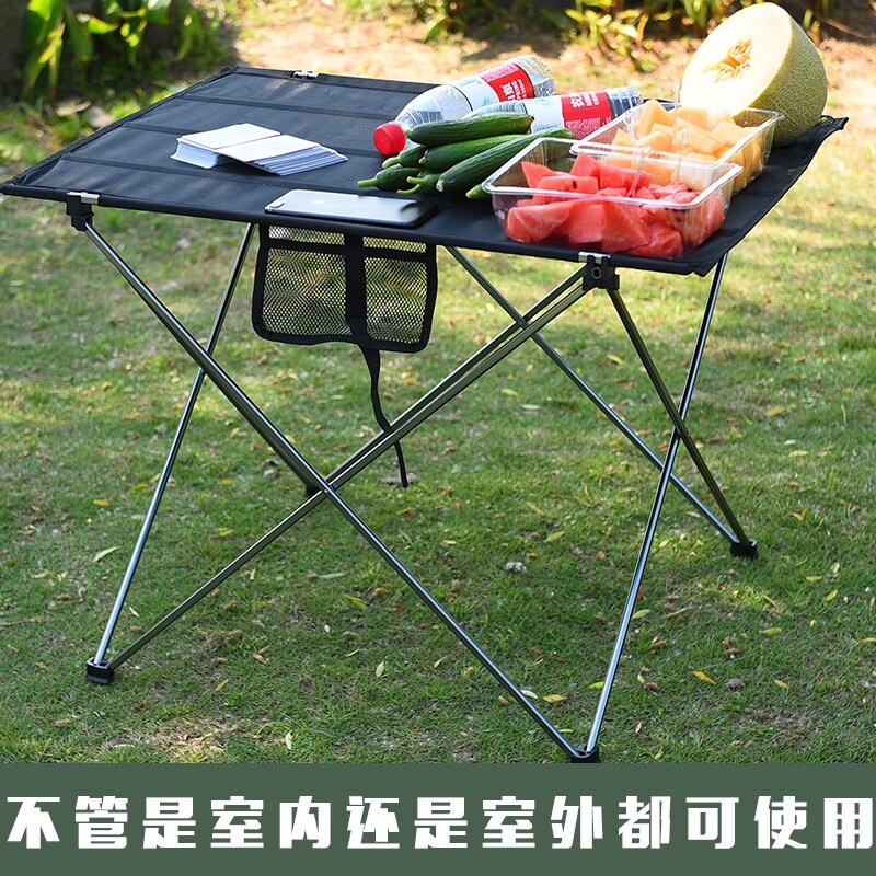 Kleine tafel klaptafel aluminium outdoor draagbare eenvoudige rechthoekige kraam tafel thuis tafel push tafel