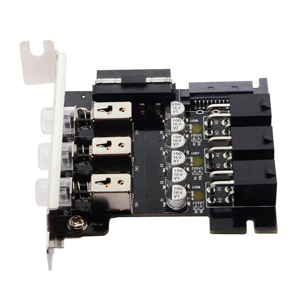 Sistema de Control de disco duro GHH 3 interruptor de alimentación HDD SSD con soporte de bajo perfil seguro estable sin plomo duradero CE1668