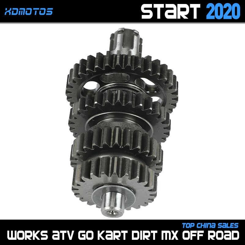 LF125 Transmission Gear Box Counter Shaft kit For lifan 125 125cc 1P52FMI Horizontal Engines Dirt Pit Bikes Parts: Default Title