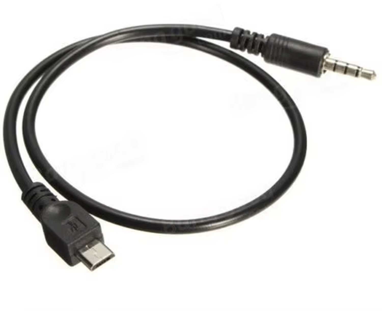 Micro USB 2.0 Male To Stereo 3.5mm Male Car AUX Out Audio Cable For Note 3 S5