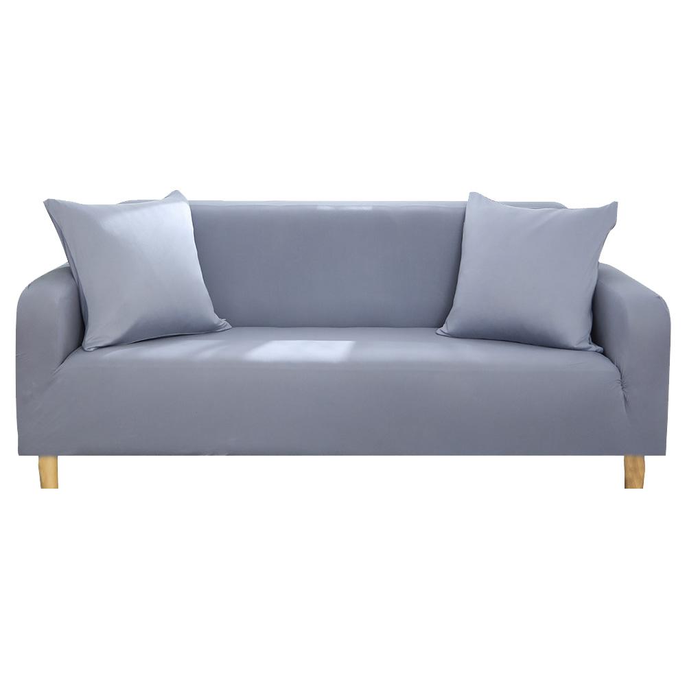 All-inclusive elastische stretch bankhoes antislip zachte bankhoes wasbare meubelbeschermer voor een-/twee-/driezits: Lichtgrijs / Eenzitter