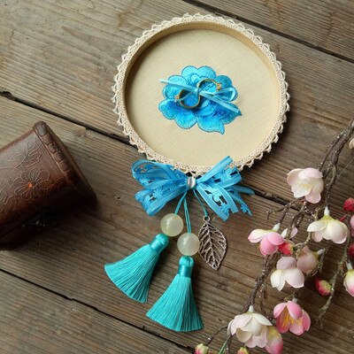 Handmade Wedding props classicism ring setting wedding crafts 16*30cm: Default Title