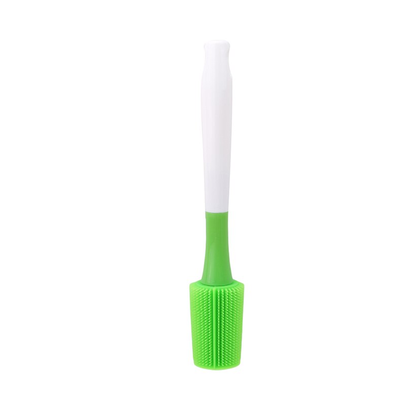 de limpiador con rodillo de cristal para botellas de leche, 1 unidad de botella de cepillo de silicona con mango largo, aparatos de limpieza de cocina y hogar: Default Title
