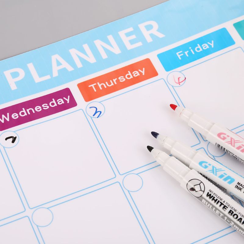 A3 Maandelijkse Planner Magnetische Whiteboard Magneten Tekening Message Board Memo