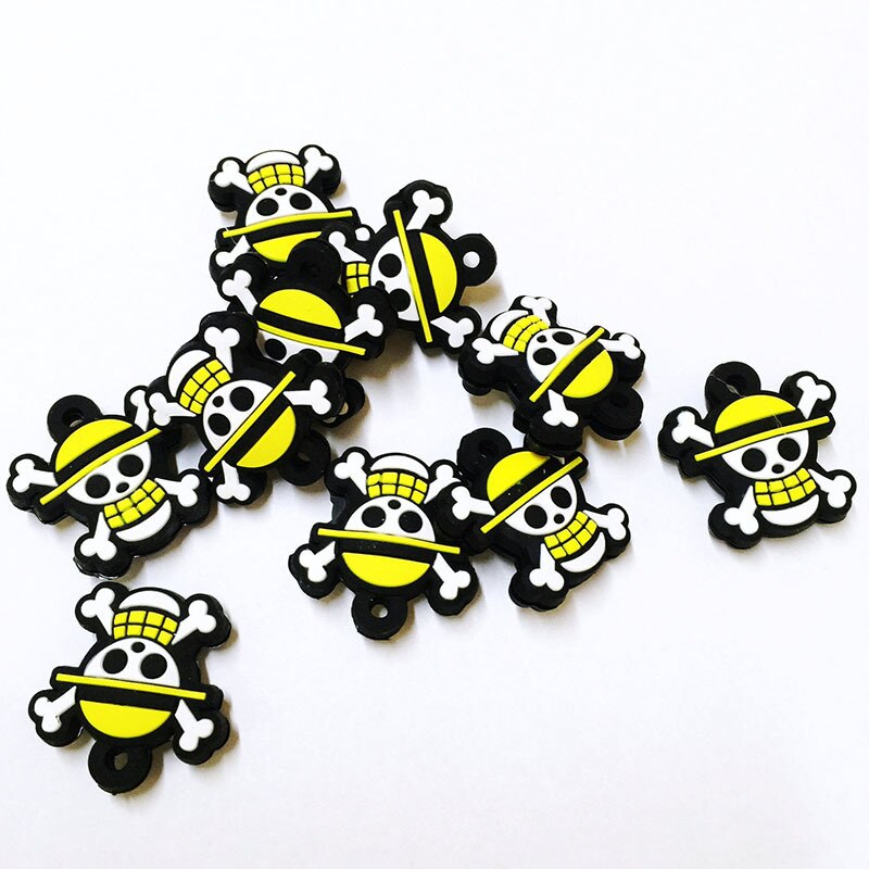 5 pçs tênis amortecedores de vibração silicone bonito animal crânio tênis amortecedor raquetes amortecedores: skull