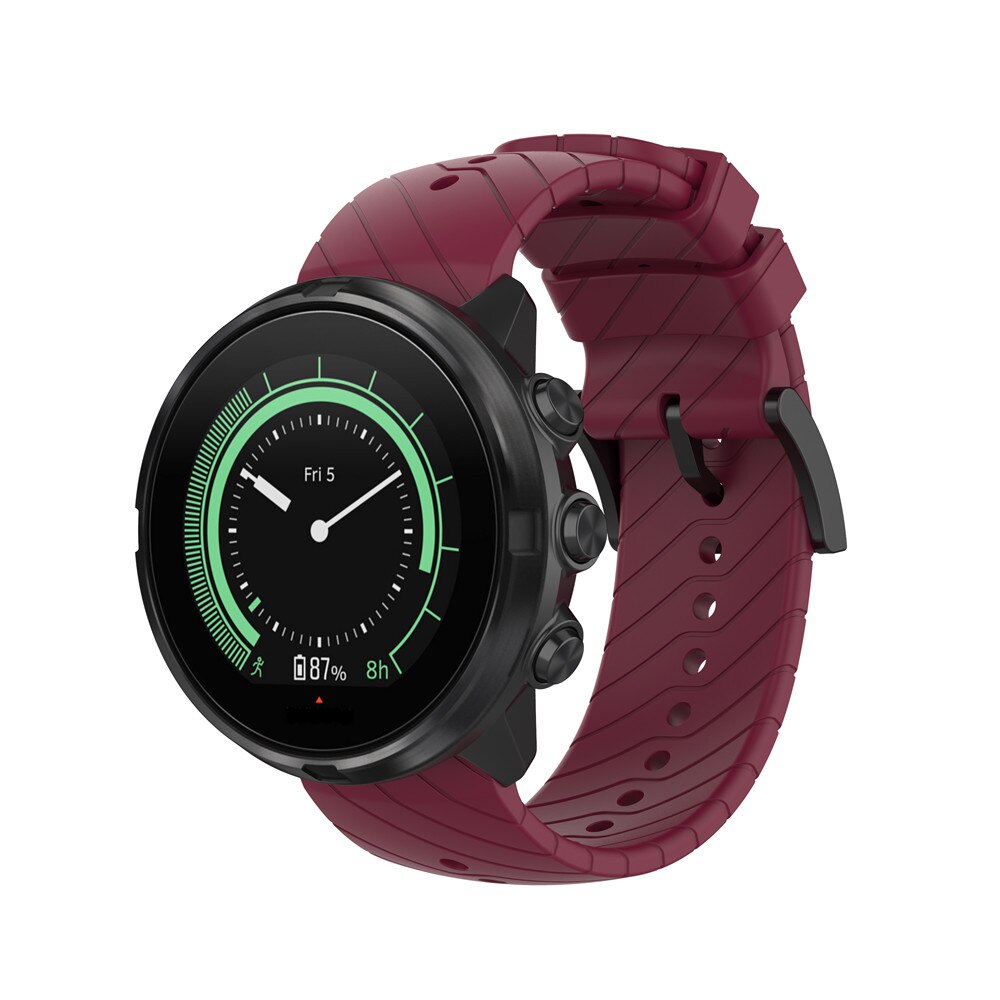 24Mm Zachte Siliconen Band Strap Voor Suunto Spartan Sport Pols Hr Vrouwen Mannen Universele Horlogeband Armband Voor Suunto 9/ 9 Baro /D5