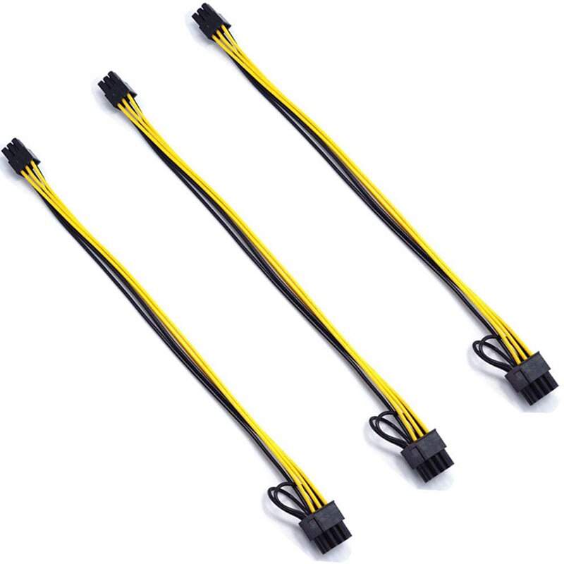 COMeap (3-Pack Molex naar 6 Pin 8 Pin GPU Power Adapter, 8 Pin (6 2) Mannelijk naar Dual Molex PCIe Power Adapter Kabel 9 inch (23cm COMeap (3-Pack Molex naar 6 Pin 8 Pin GPU Power Adapter, 8 Pin (6 2) Mannelijk naar Dual Molex PCIe Power Adapter Kabel 9 inch (23cm