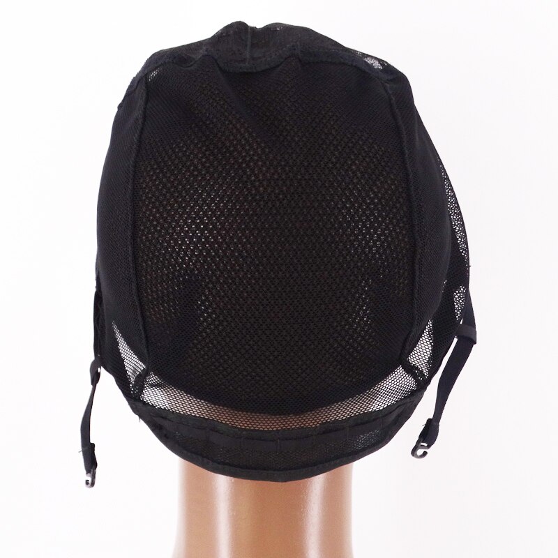 Wig Cap for Making Wigs with Adjustable Strap on the Back Weaving Cap Glueless Wig Caps Good Hair Net Black