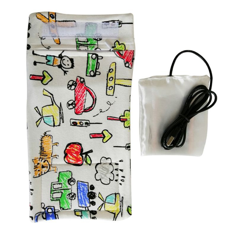 10 väriä matka rattaiden laukku usb maidon vedenlämmitin eristetty laukku vauvan imetyspullon lämmitin 28.0cm*13cm: 35- b