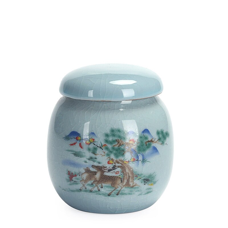 Style chinois urne pour chien de compagnie 350 ml céramique pot de terre cercueil de cinéraire scellé urnes funéraires pour chats chiens fournitures: 10