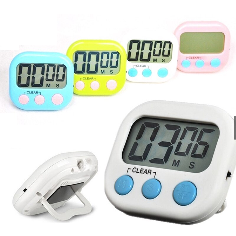 Magnetic Digital Timer For Cooking Study Shower Stopwatch Kitchen Timer Manual Electronic Countdown Alarm Clock Mechanical Study