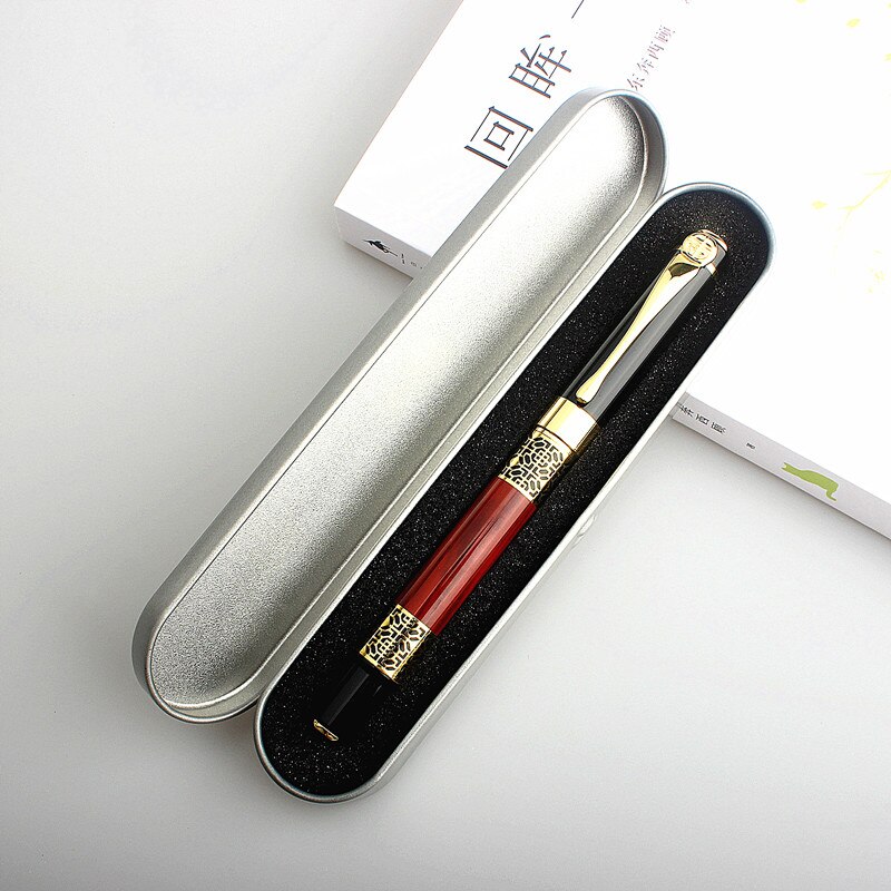 Classic 520 Luxury Metal Fountain Pen Writing Signature Ink Pens