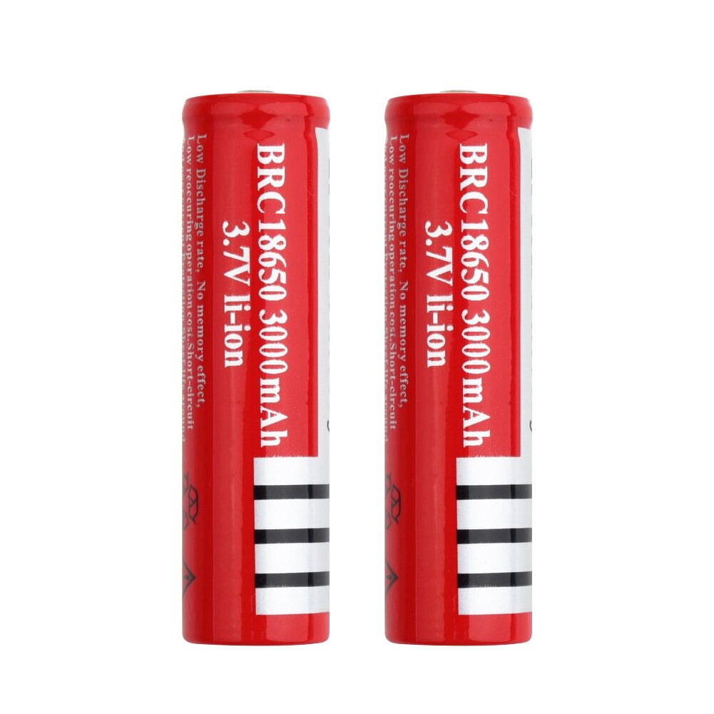 4Pcs 18650 Battery 3.7V 3000mah Rechargeable Lithium Li On Battery Charge Protection For LED Flashlight Toys With Fast Charger
